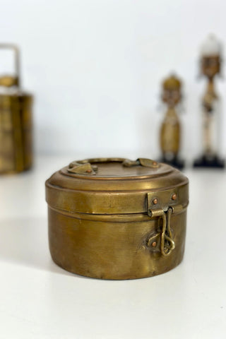 Small Brass Chapati Box