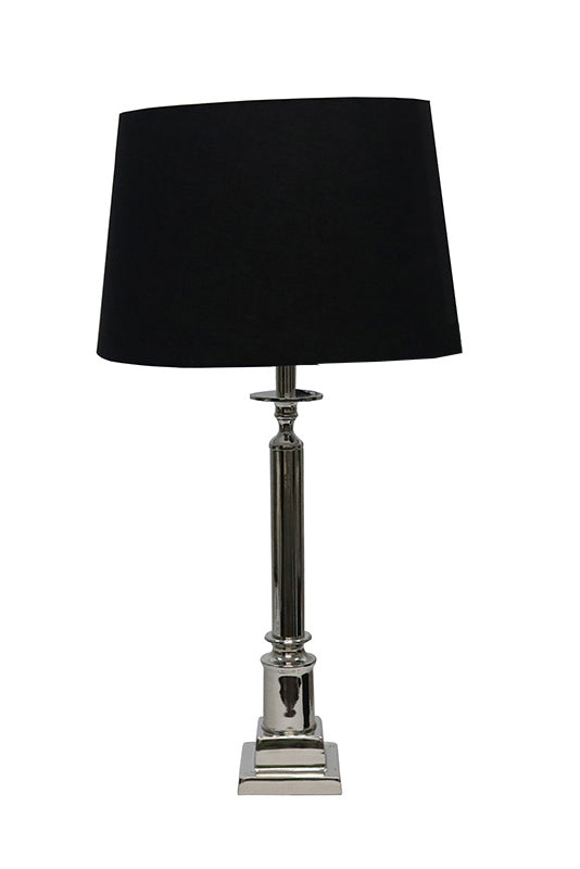 Aluminium Pillar Table Lamp - Magpie Style
