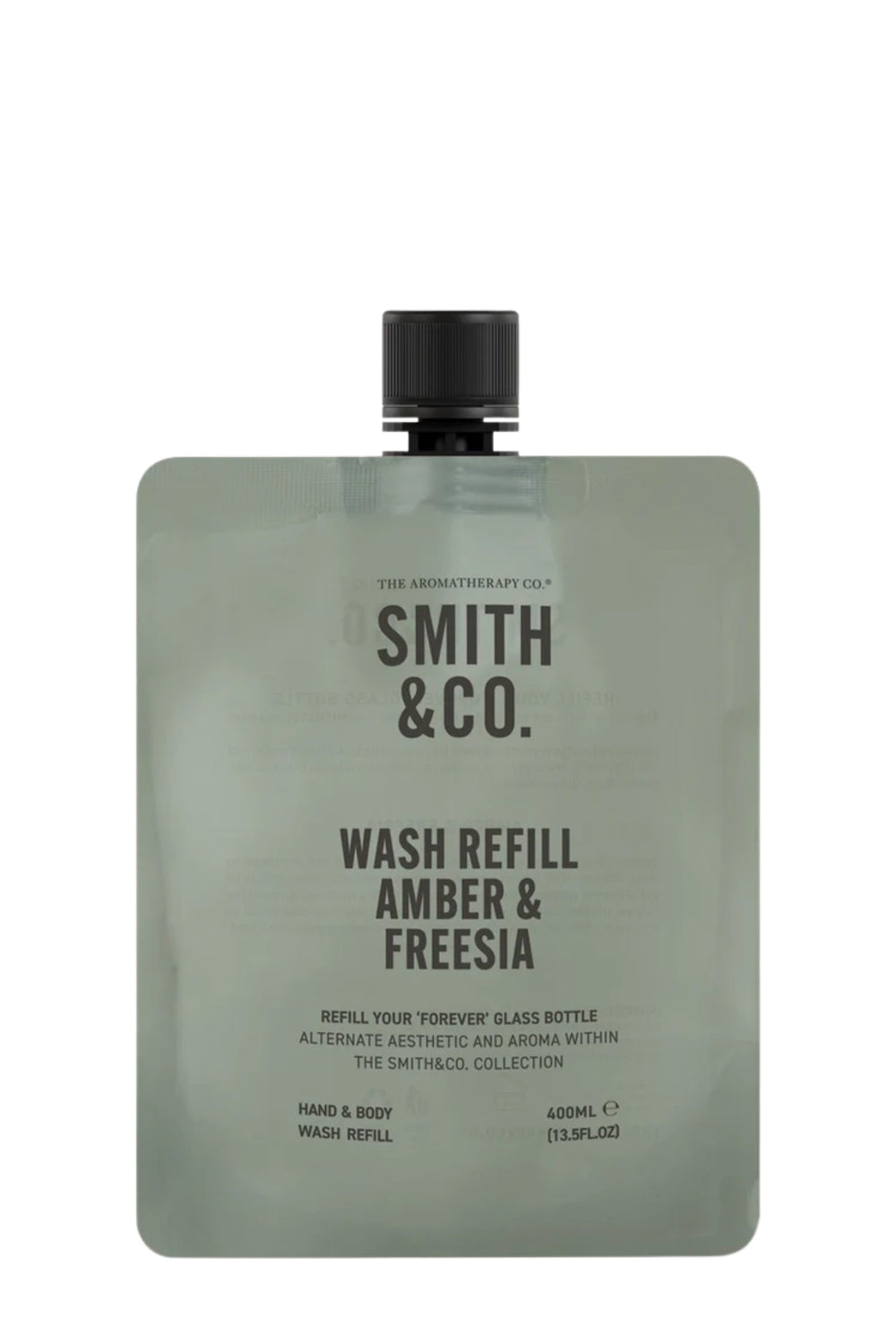 SMITH & CO Hand & Body Wash Refill 400ml - Amber & Freesia