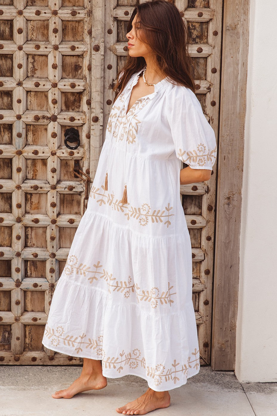 I AM PYLGRYM Julia Dress - White - Magpie Style