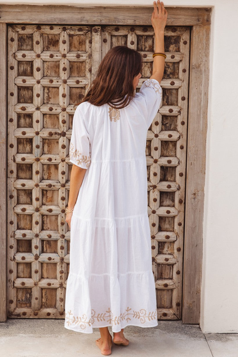 I AM PYLGRYM Julia Dress - White - Magpie Style
