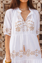 I AM PYLGRYM Julia Dress - White - Magpie Style