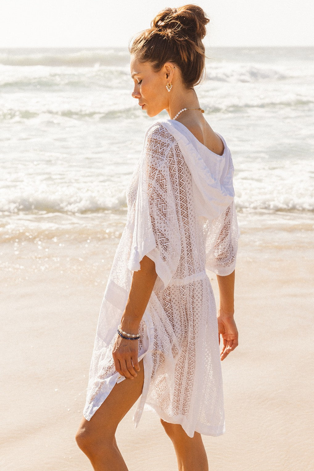 I AM PYLGRYM Sadie Hooded Beach Cover Up Dress - Magpie Style