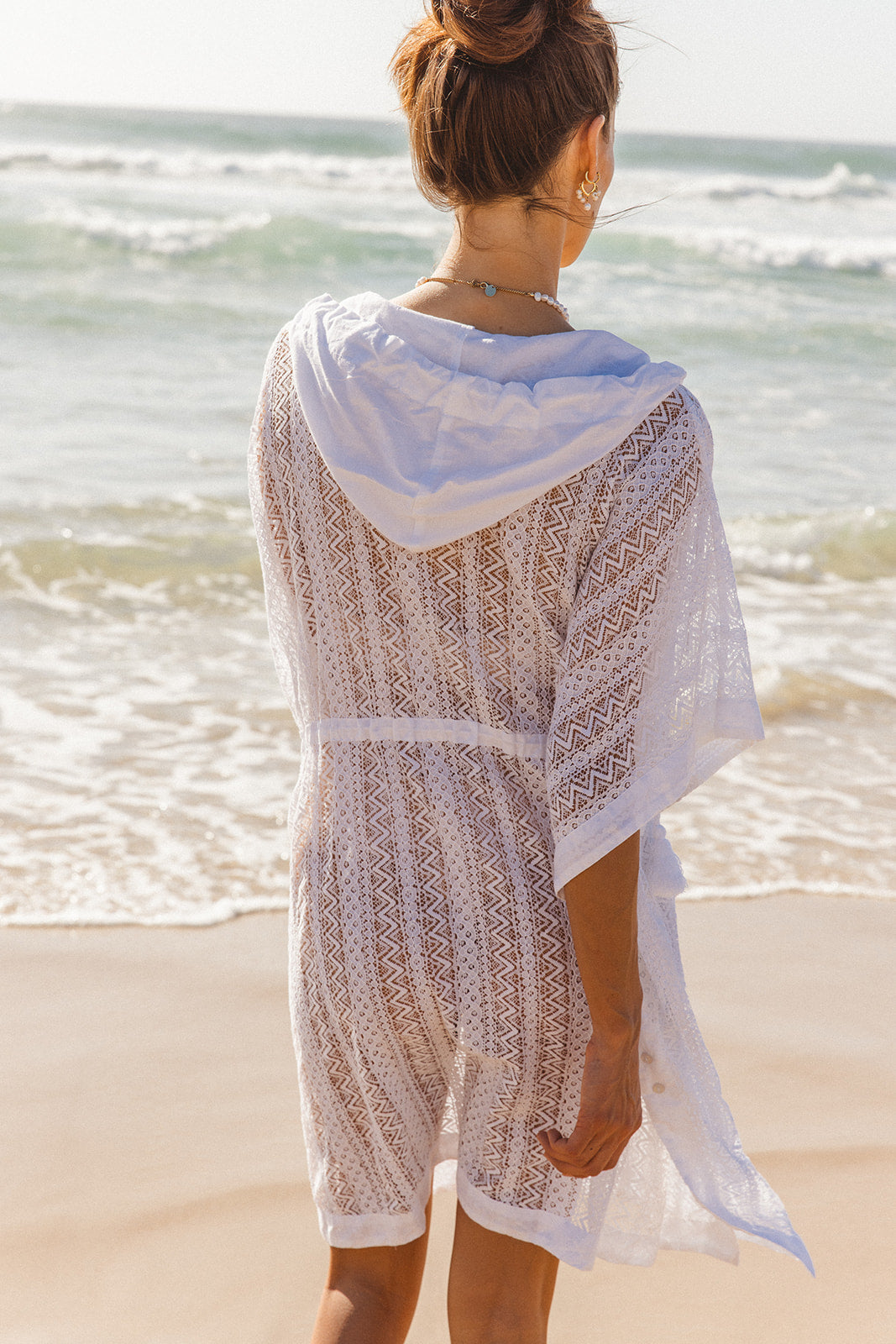 I AM PYLGRYM Sadie Hooded Beach Cover Up Dress - Magpie Style