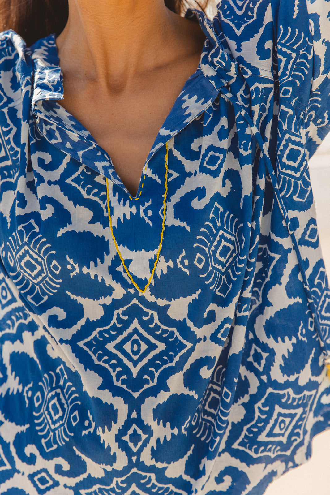 I AM PYLGRYM Santorini Top - Amalfi Print - Magpie Style