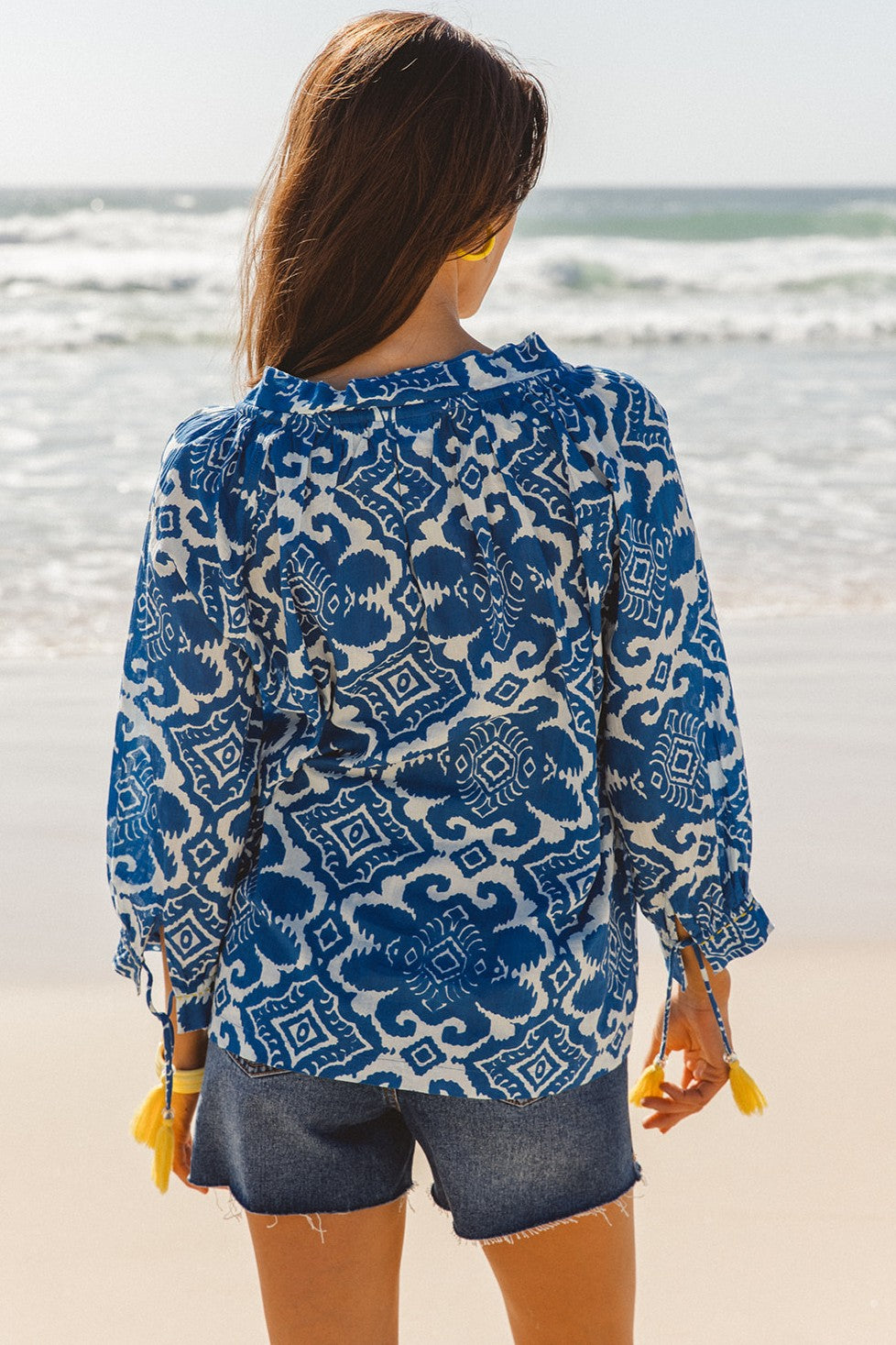 I AM PYLGRYM Santorini Top - Amalfi Print - Magpie Style