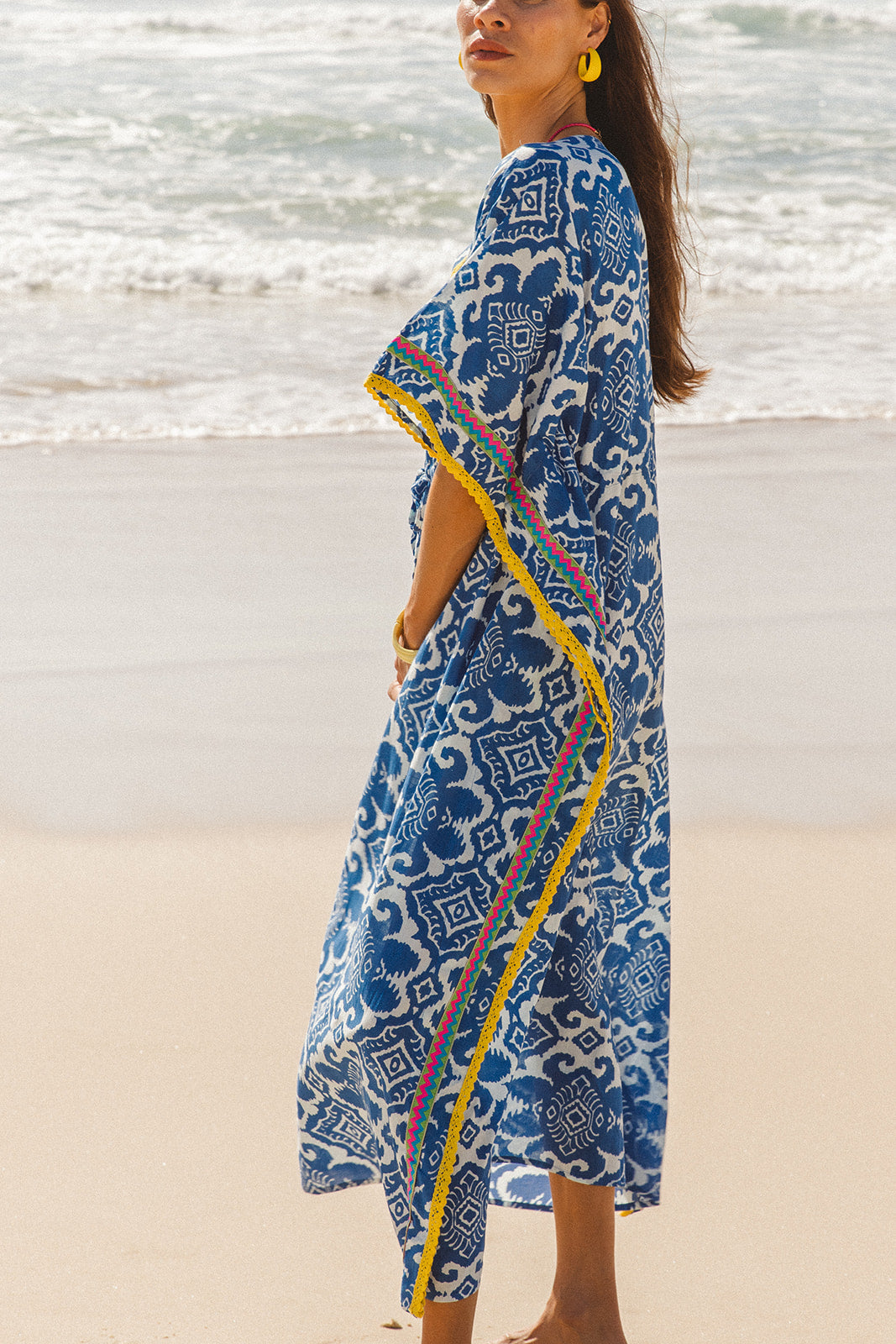 I AM PYLGRYM Amaru Kaftan - Amalfi Print - Magpie Style