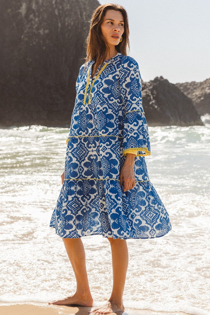 I AM PYLGRYM Miska Dress - Amalfi Print - Magpie Style