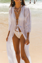 I AM PYLGRYM Eliza Robe - White - Magpie Style