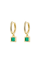 Ivy Huggie with Emerald Drop - Magpie Style