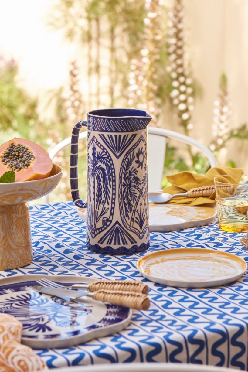 Del Soleil Jug - Blue - Magpie Style