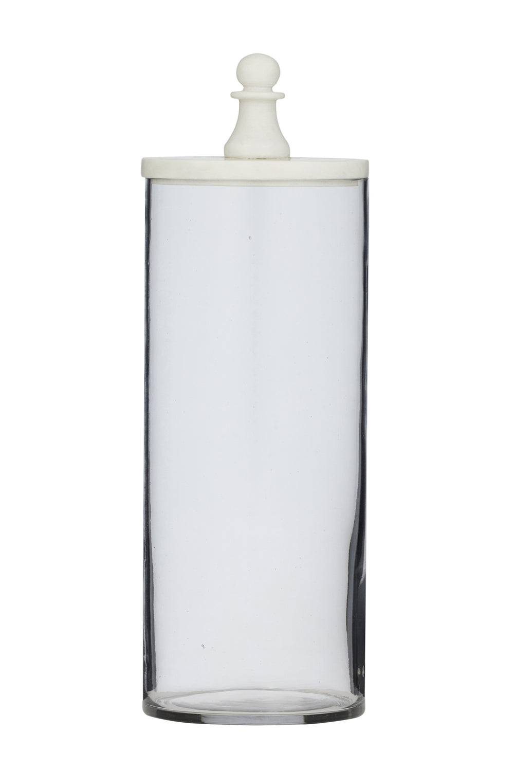 Glass Canister with Marble Lid – Large