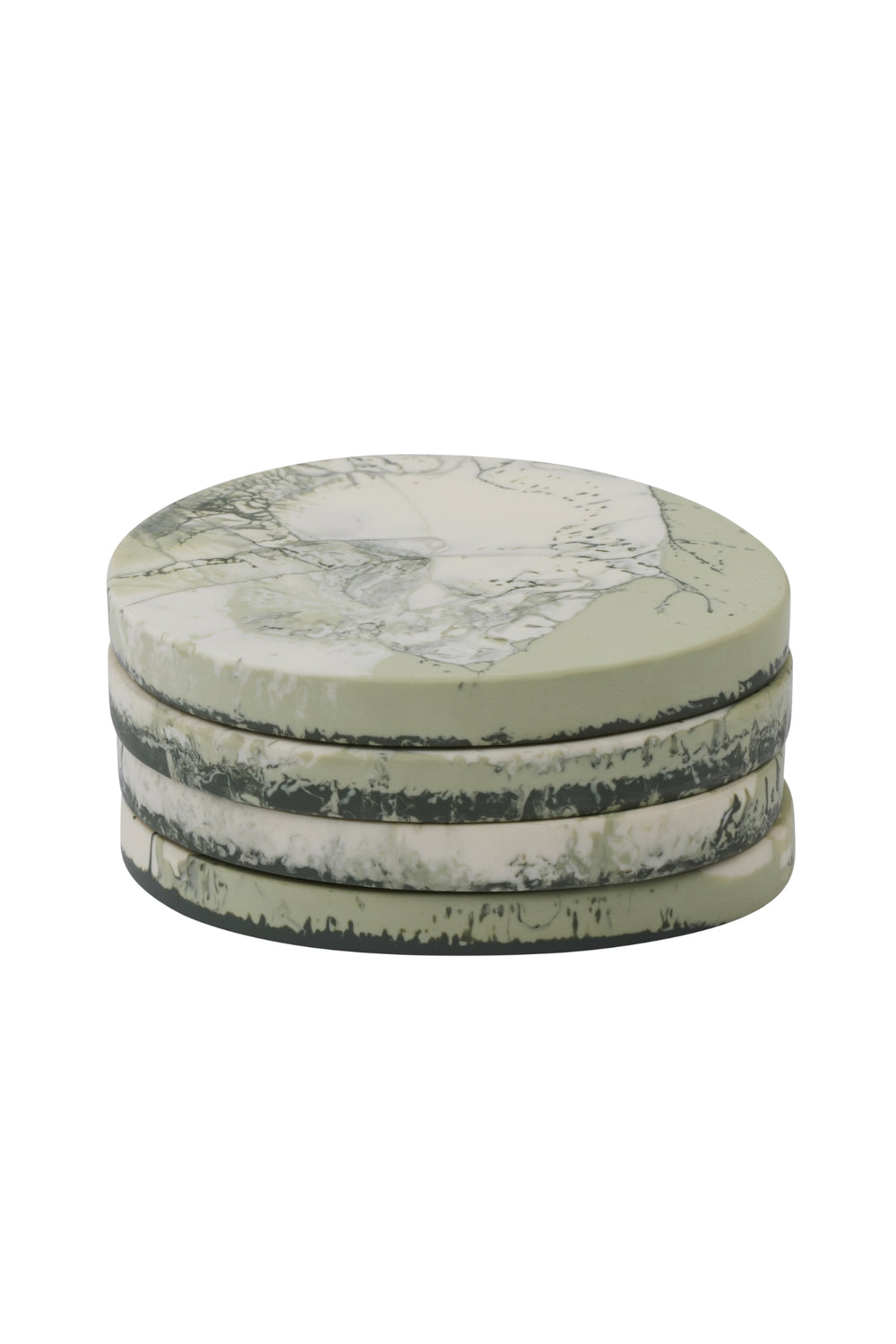 Marbled Resin Coaster Set of 4