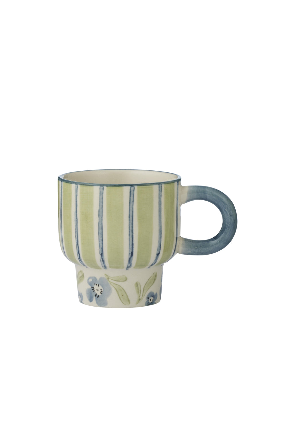 Sage Stripe Ceramic Mug