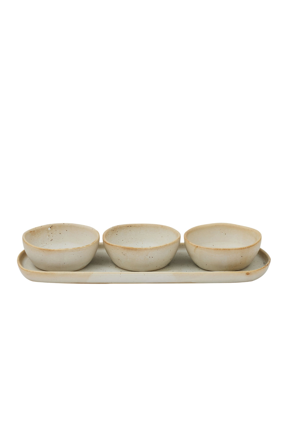 Stoneware Condiment Bowl Set