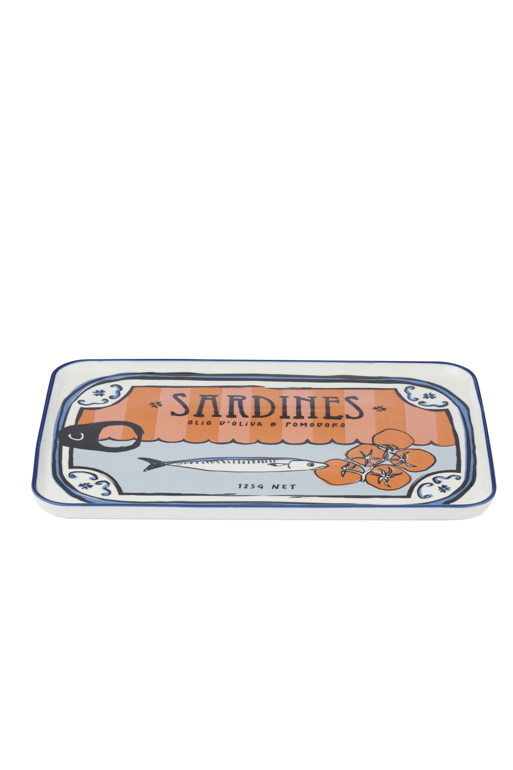 Sardines Rectangular Serving Plate