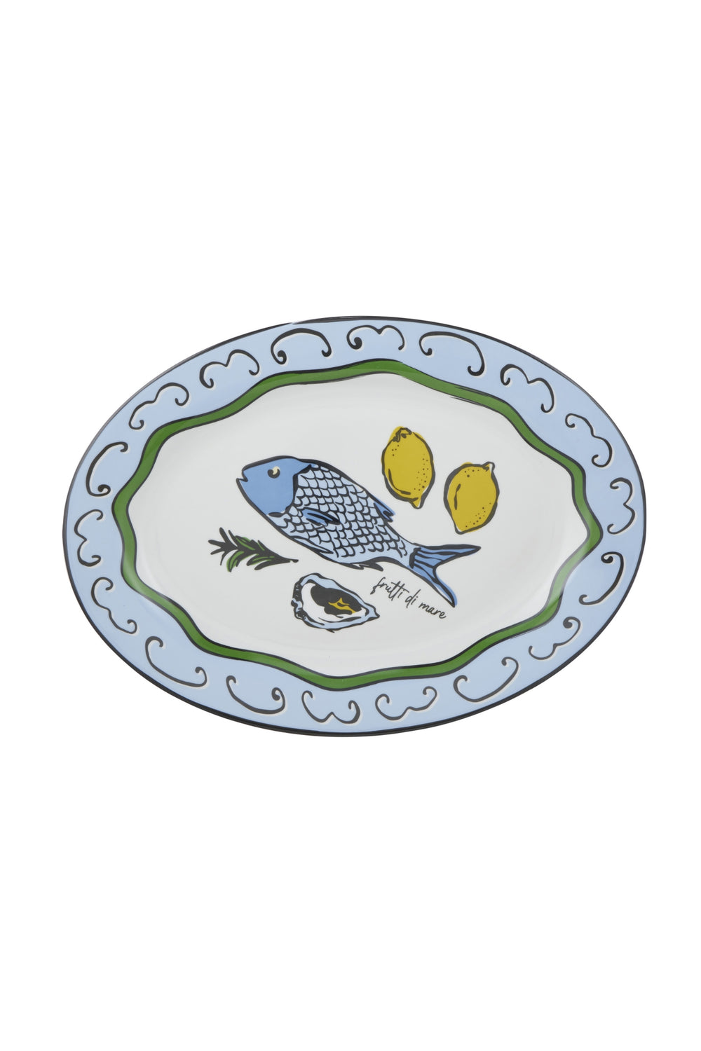 Frutti di Mare Oval Serving Platter