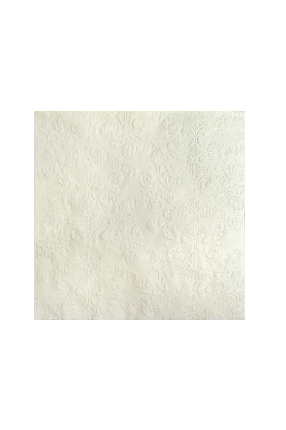 Embossed Paper Napkins - White