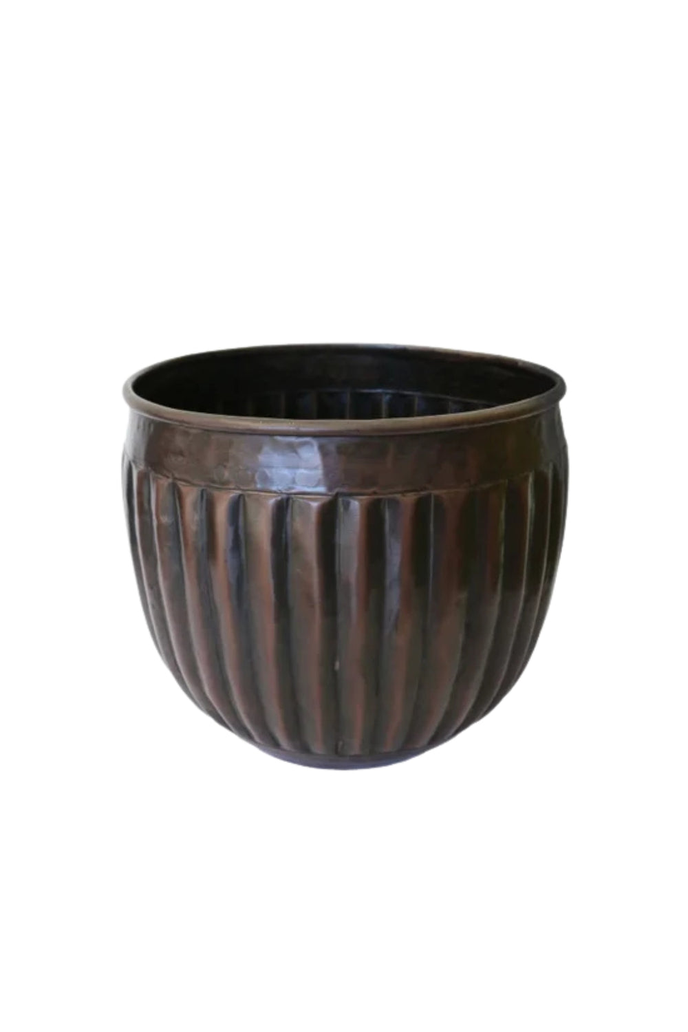 Noir Fluted Planter - Medium