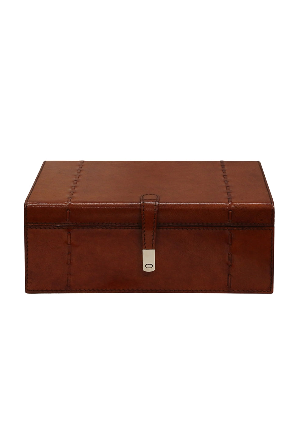 Savoy Leather Storage Box Large - Magpie Style