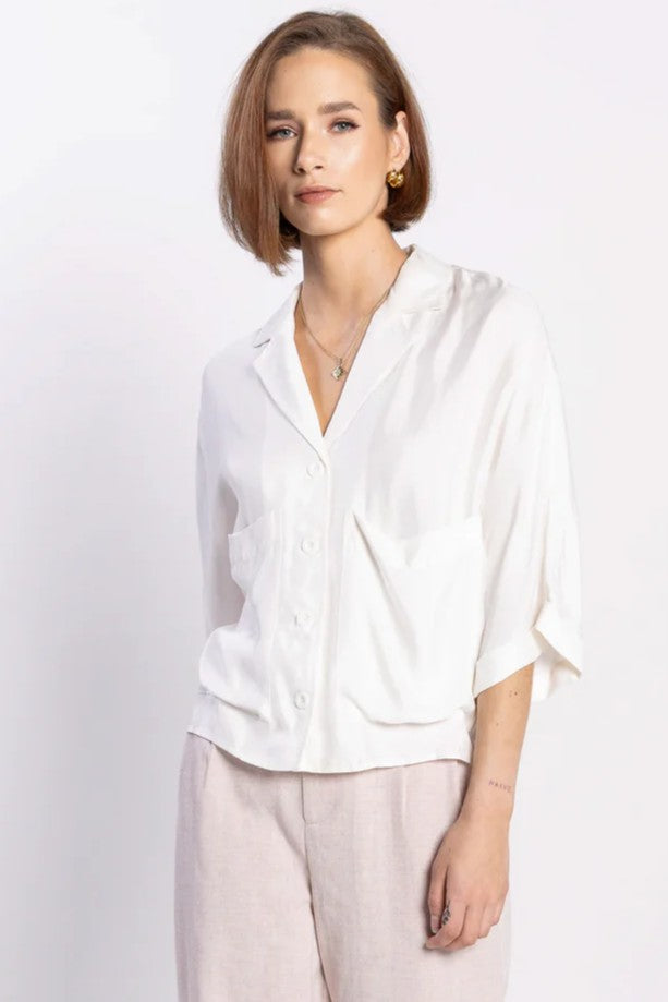 LOUGHLIN Ninth Shirt - White - Magpie Style