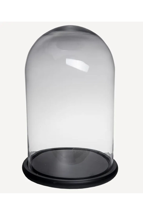 Tall Wide Dome Black Base - Magpie Style