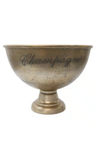 Aluminium XL Champagne Bowl - Raw Gold - Magpie Style