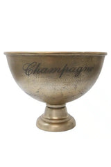 Aluminium XL Champagne Bowl - Raw Gold