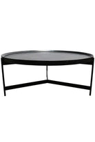 Arc Round Coffee Table - Black - Magpie Style