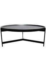 Arc Round Coffee Table - Black