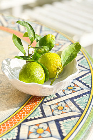 Small Cabbage Leaf Melamine Bowl 18cm