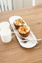 Pearl Melamine Narrow Platter 45cm - Magpie Style