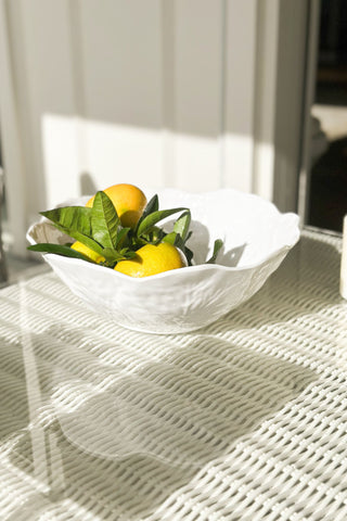 Cabbage Leaf Melamine Salad Bowl 32cm