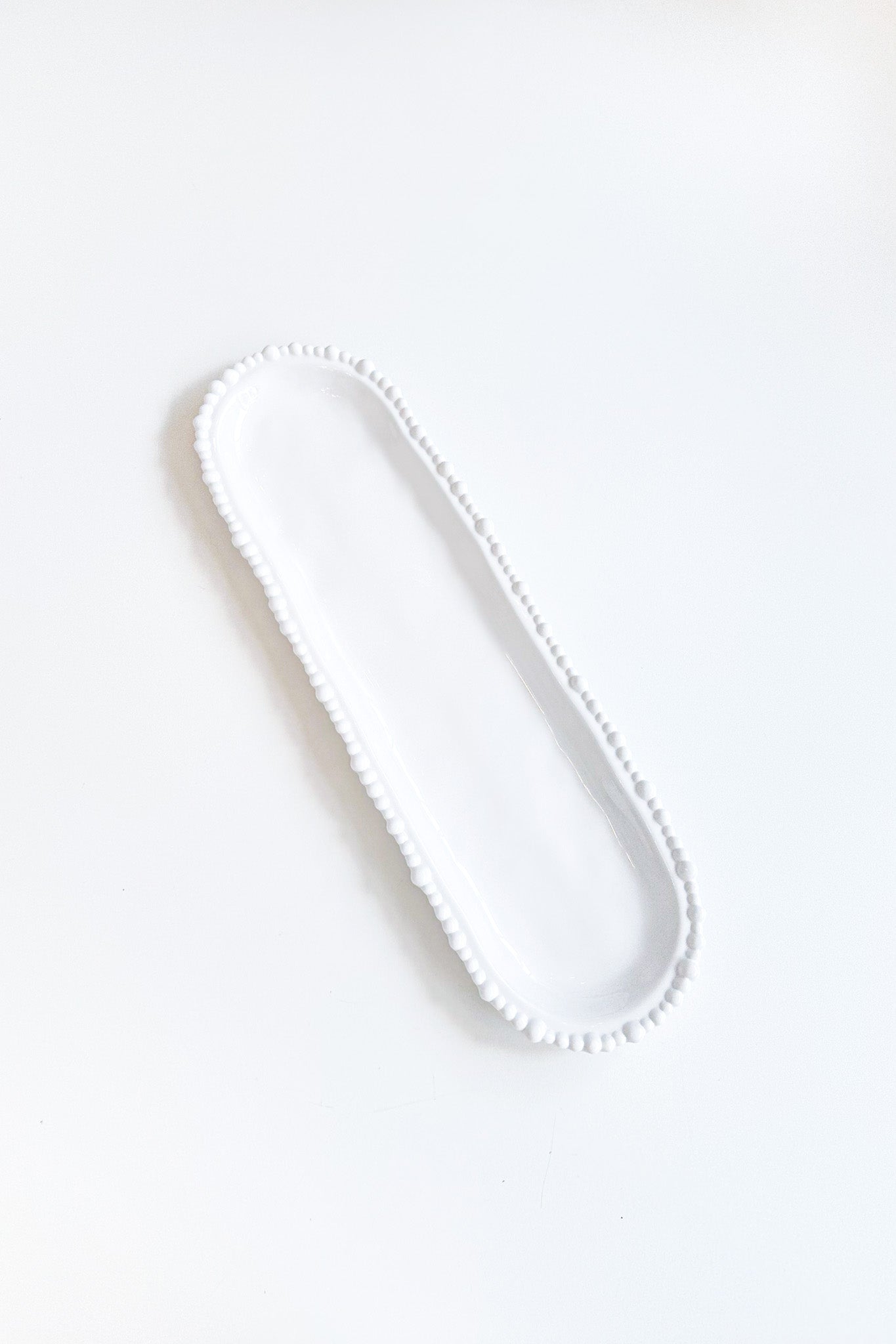 Pearl Melamine Narrow Platter 45cm - Magpie Style