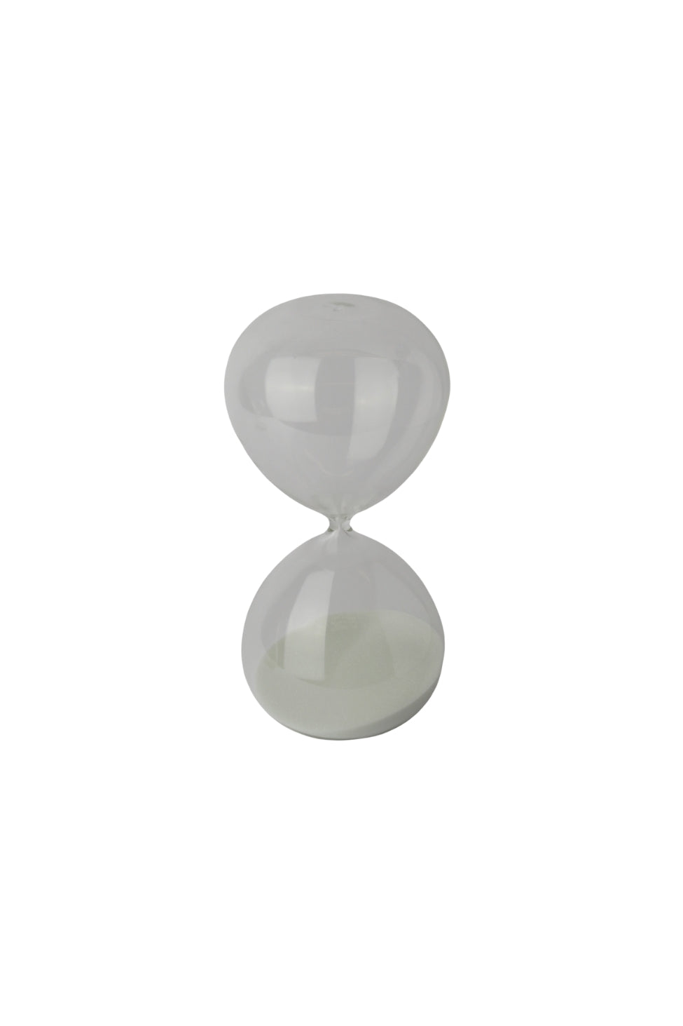 Medium Hourglass - Clear/White - Magpie Style
