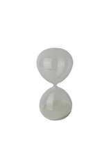 Medium Hourglass - Clear/White