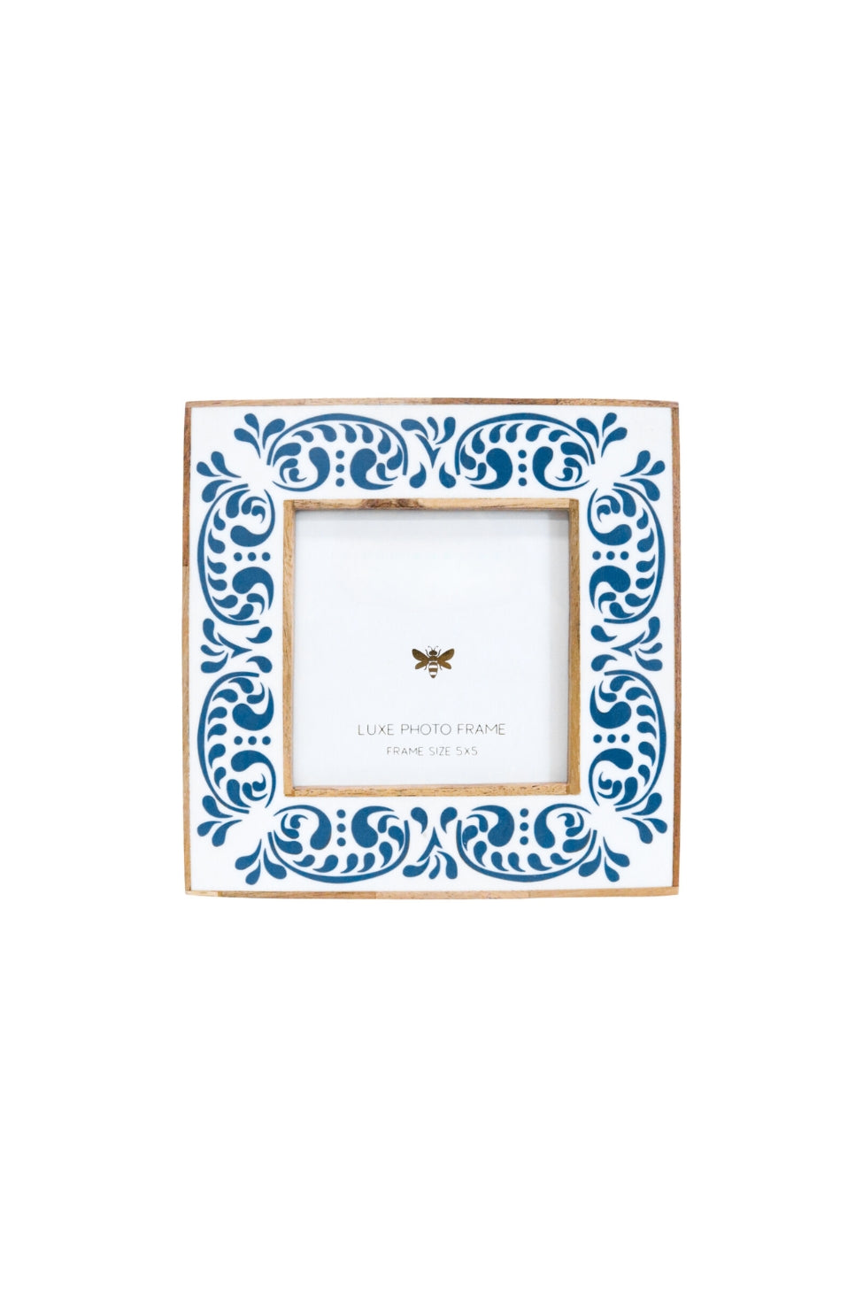 Francesca Blue Inlay Frame 5x5