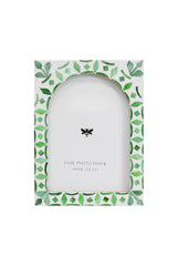 Selene Green Inlay Arch Frame 5x7