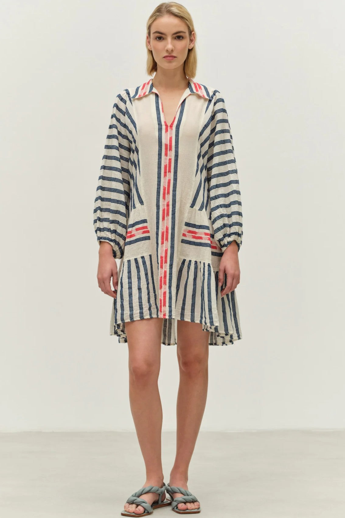 DEVOTION TWINS Nifty Short Dress - Blue Navy - Magpie Style