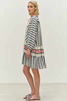 DEVOTION TWINS Nifty Short Dress - Blue Navy - Magpie Style