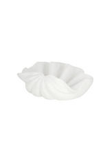 Clam Resin Bowl - White