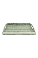 Pall Inlay Tray - Green/Ivory