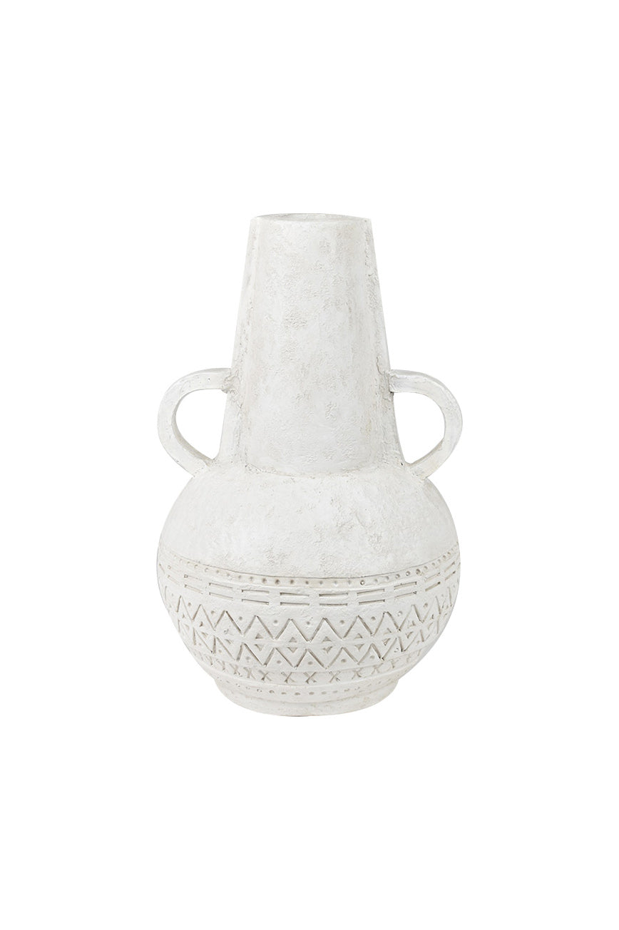 Tulum Vase - White Wash - Magpie Style