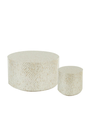 Catalina Capiz Shell Inlay Side Table