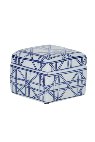 Trellis Ceramic Trinket Box