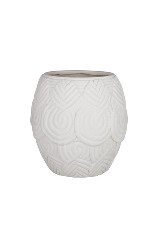 Ezra Composite Vase - White