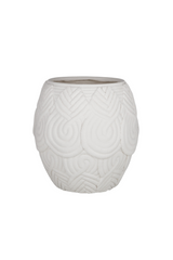 Ezra Composite Vase - White