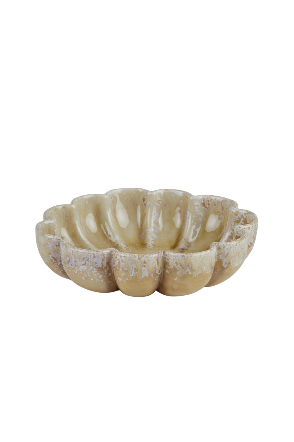 Honey Fluted Serving Bowl