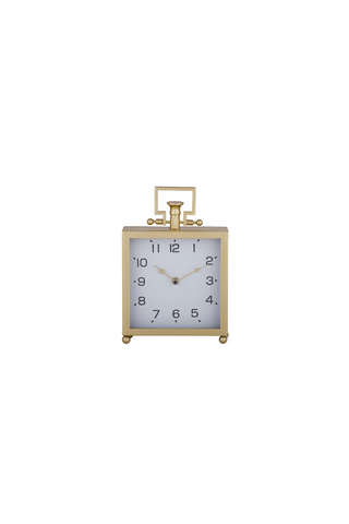 Desk Clock - Gold