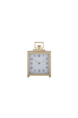 Desk Clock - Gold